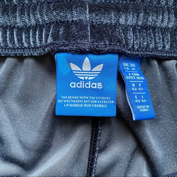 ADIDAS LUXE VELVET FIREBIRD TRACK PANTS Size M - Picture 5 of 7